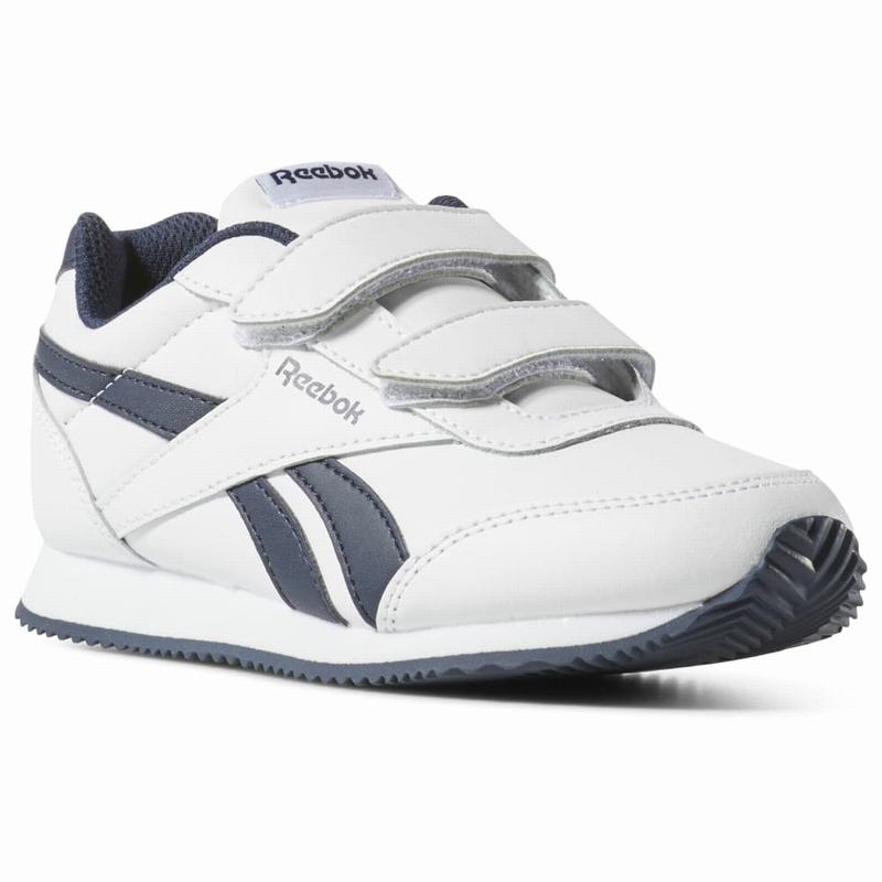 Tenisi Reebok Royal Classic Jogger Baieti Albi/Bleumarin Romania ST1306VU